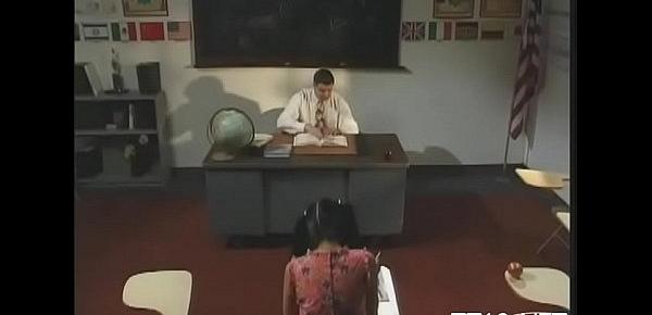  Sexually excited teacher bonks his student&039;s tight ass hard and deep